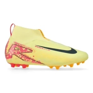 Nike Air Zoom Mercurial Superfly 10 Academy AG Mbappé Personal Edition - Laser Orange/Armory Navy Kids - Image 1