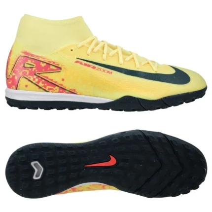 Nike Air Zoom Mercurial Superfly 10 Academy TF Mbappé Personal Edition - Laser Orange/Armory Navy - Image 5