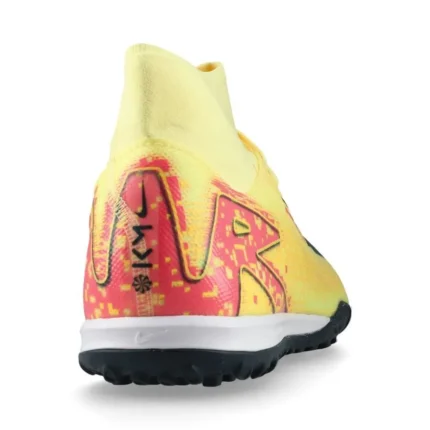 Nike Air Zoom Mercurial Superfly 10 Academy TF Mbappé Personal Edition - Laser Orange/Armory Navy - Image 8