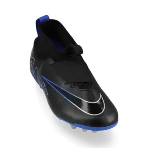 Nike Air Zoom Mercurial Superfly 9 Academy AG Shadow - Black/Chrome/Hyper Royal Kids - Image 7
