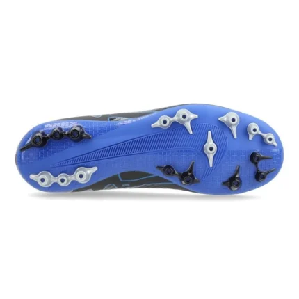 Nike Air Zoom Mercurial Superfly 9 Academy AG Shadow - Black/Chrome/Hyper Royal - Image 2