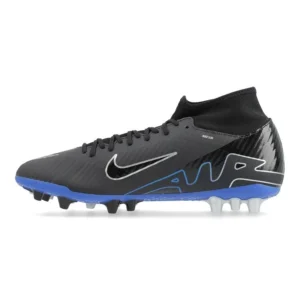 Nike Air Zoom Mercurial Superfly 9 Academy AG Shadow - Black/Chrome/Hyper Royal - Image 3