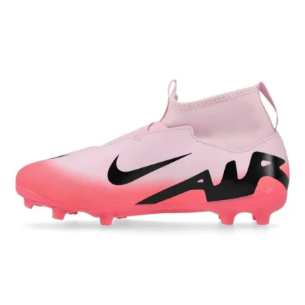 Nike Air Zoom Mercurial Superfly 9 Academy MG Mad Brilliance - Pink Foam/Black Kids - Image 3