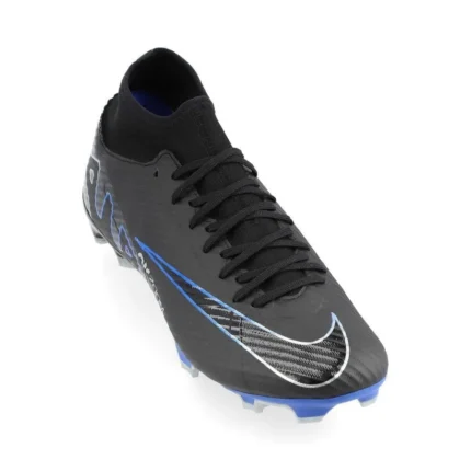 Nike Air Zoom Mercurial Superfly 9 Academy MG Shadow - Black/Chrome/Hyper Royal - Image 7