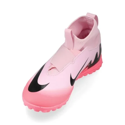 Nike Air Zoom Mercurial Superfly 9 Academy TF Mad Brilliance - Pink Foam/Black Kids - Image 5