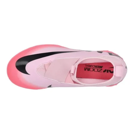 Nike Air Zoom Mercurial Superfly 9 Academy TF Mad Brilliance - Pink Foam/Black Kids - Image 4