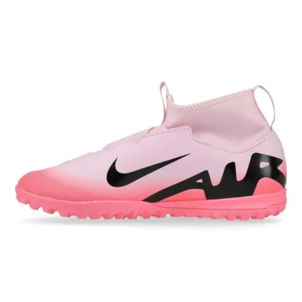 Nike Air Zoom Mercurial Superfly 9 Academy TF Mad Brilliance - Pink Foam/Black Kids - Image 3