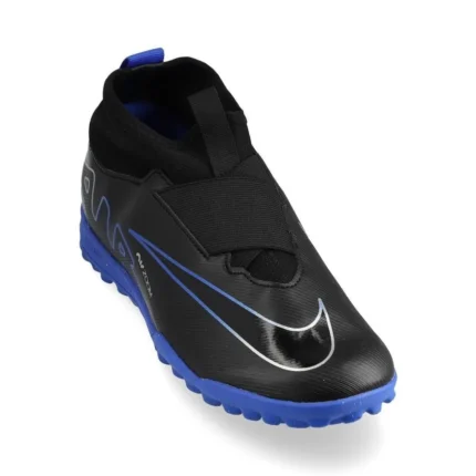 Nike Air Zoom Mercurial Superfly 9 Academy TF Shadow - Black/Chrome/Hyper Royal Kids - Image 7
