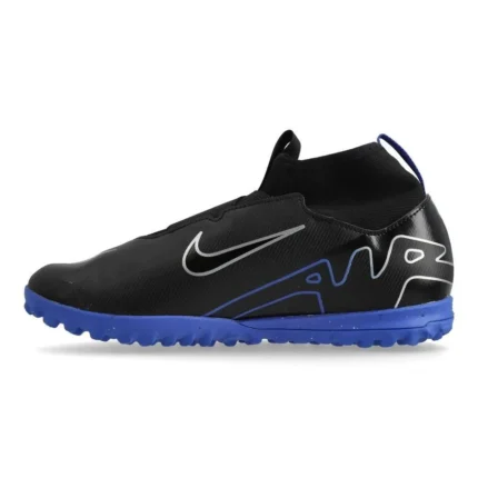 Nike Air Zoom Mercurial Superfly 9 Academy TF Shadow - Black/Chrome/Hyper Royal Kids - Image 3