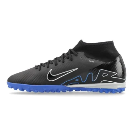 Nike Air Zoom Mercurial Superfly 9 Academy TF Shadow - Black/Chrome/Hyper Royal - Image 3