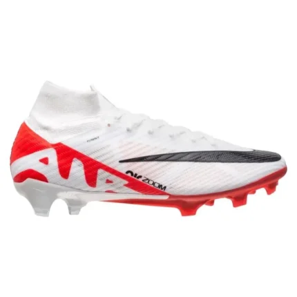 Nike Air Zoom Mercurial Superfly 9 Elite FG Ready - Bright Crimson/White/Black - Image 1