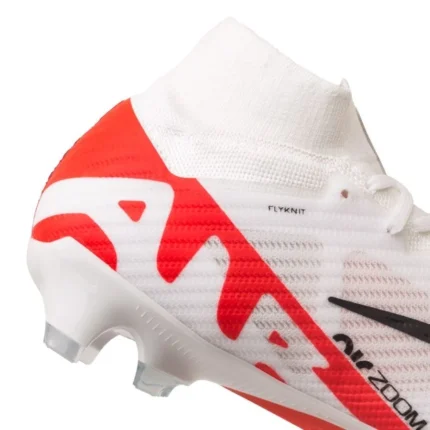 Nike Air Zoom Mercurial Superfly 9 Elite FG Ready - Bright Crimson/White/Black - Image 6
