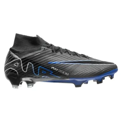 Nike Air Zoom Mercurial Superfly 9 Elite FG Shadow - Black/Chrome/Hyper Royal - Image 1