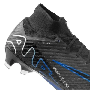 Nike Air Zoom Mercurial Superfly 9 Elite FG Shadow - Black/Chrome/Hyper Royal - Image 10