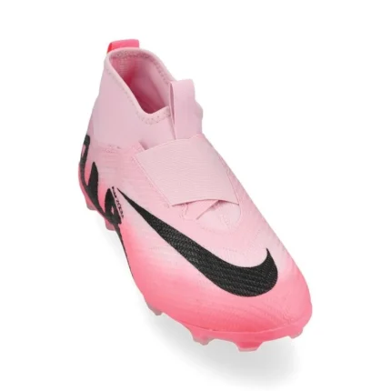 Nike Air Zoom Mercurial Superfly 9 Pro FG Mad Brilliance - Pink Foam/Black Kids - Image 5