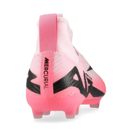 Nike Air Zoom Mercurial Superfly 9 Pro FG Mad Brilliance - Pink Foam/Black Kids - Image 6