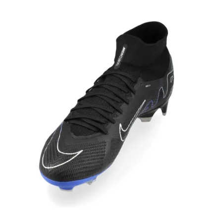 Nike Air Zoom Mercurial Superfly 9 Pro FG Shadow - Black/Chrome/Hyper Royal - Image 7