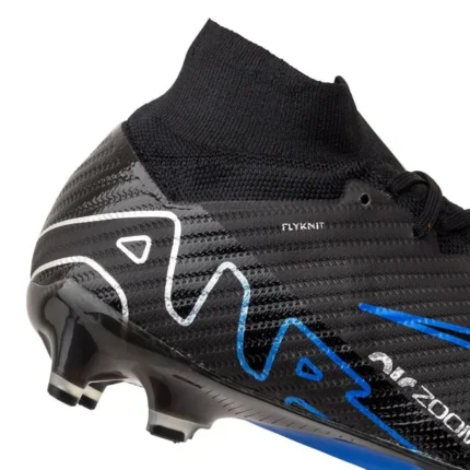 Nike Air Zoom Mercurial Superfly 9 Elite AG-PRO Shadow - Black/Chrome/Hyper Royal - Image 5
