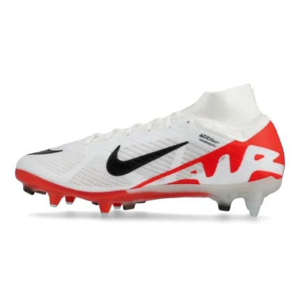 Nike Air Zoom Mercurial Superfly 9 Elite SG-PRO Anti-Clog Ready - Bright Crimson/White/Black - Image 3