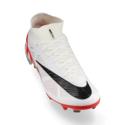 Nike Air Zoom Mercurial Superfly 9 Elite SG-PRO Anti-Clog Ready - Bright Crimson/White/Black - Image 7