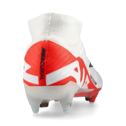 Nike Air Zoom Mercurial Superfly 9 Elite SG-PRO Anti-Clog Ready - Bright Crimson/White/Black - Image 5