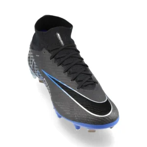 Nike Air Zoom Mercurial Superfly 9 Elite SG-PRO Anti-Clog Shadow - Black/Chrome/Hyper Royal - Image 5