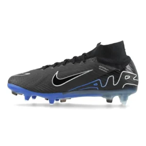 Nike Air Zoom Mercurial Superfly 9 Elite SG-PRO Anti-Clog Shadow - Black/Chrome/Hyper Royal - Image 3