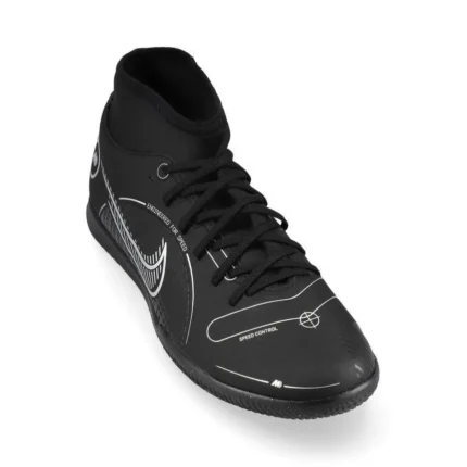 Nike Mercurial Superfly 8 Club IC Shadow - Black/Metallic Silver/Medium Ash - Image 7