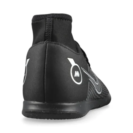 Nike Mercurial Superfly 8 Club IC Shadow - Black/Metallic Silver/Medium Ash - Image 6