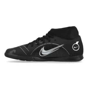 Nike Mercurial Superfly 8 Club IC Shadow - Black/Metallic Silver/Medium Ash - Image 3