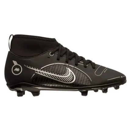 Nike Mercurial Superfly 8 Club MG Shadow - Black/MetallIC Silver/Medium Ash Kids - Image 1