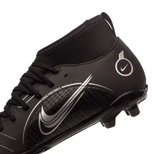 Nike Mercurial Superfly 8 Club MG Shadow - Black/MetallIC Silver/Medium Ash Kids - Image 4