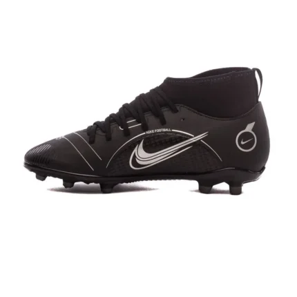 Nike Mercurial Superfly 8 Club MG Shadow - Black/MetallIC Silver/Medium Ash Kids - Image 3