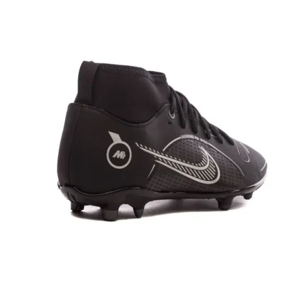 Nike Mercurial Superfly 8 Club MG Shadow - Black/MetallIC Silver/Medium Ash Kids - Image 7