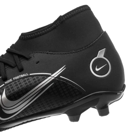 Nike Mercurial Superfly 8 Club MG Shadow - Black/MetallIC Silver/Medium Ash - Image 8