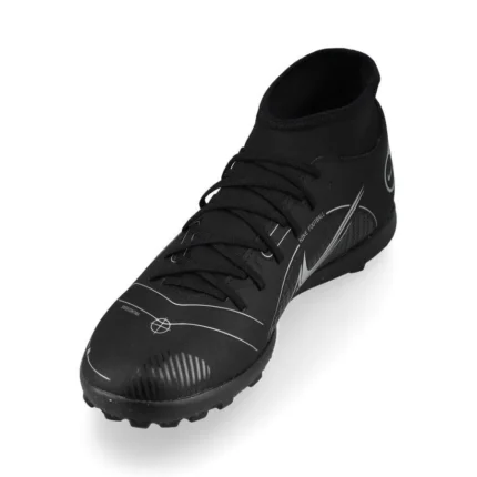 Nike Mercurial Superfly 8 Club TF Shadow - Black/Silver/Grey - Image 5