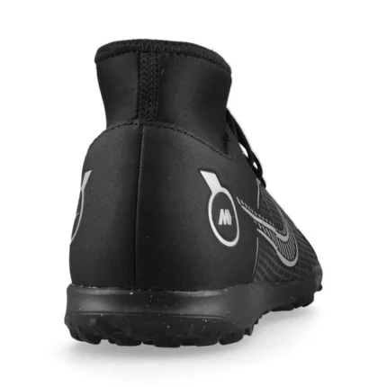 Nike Mercurial Superfly 8 Club TF Shadow - Black/Silver/Grey - Image 6