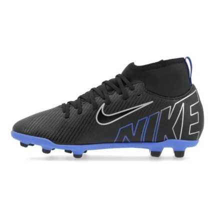 Nike Mercurial Superfly 9 Club MG Shadow - Black/Chrome/Hyper Royal Kids - Image 3