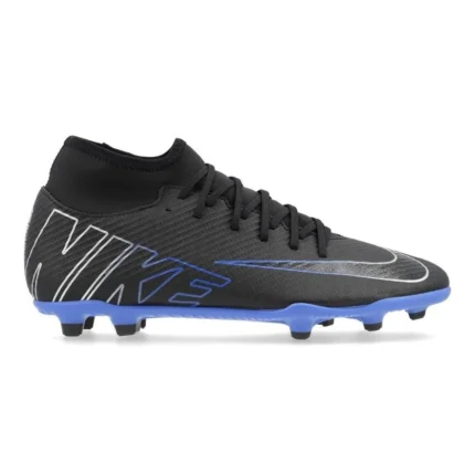 Nike Mercurial Superfly 9 Club MG Shadow - Black/Chrome/Hyper Royal - Image 1
