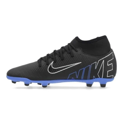 Nike Mercurial Superfly 9 Club MG Shadow - Black/Chrome/Hyper Royal - Image 3