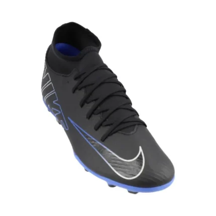 Nike Mercurial Superfly 9 Club MG Shadow - Black/Chrome/Hyper Royal - Image 7