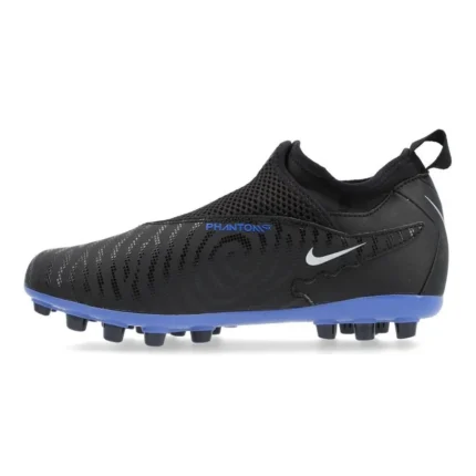 Nike Phantom GX Academy DF AG Shadow - Black/Chrome/Hyper Royal Kids - Image 3