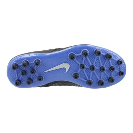 Nike Phantom GX Academy DF AG Shadow - Black/Chrome/Hyper Royal Kids - Image 2