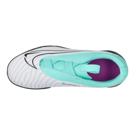 Nike Phantom GX Academy TF Peak Ready - Hyper Turquoise/Black/Fuchsia Dream/White Kids - Image 4