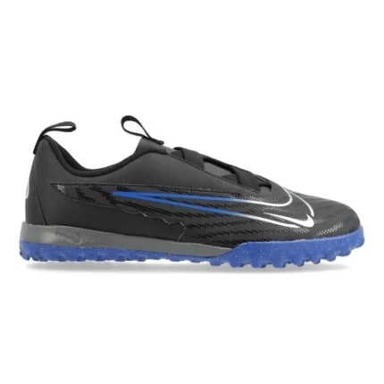 Nike Phantom GX Academy TF Shadow - Black/Chrome/Hyper Royal Kids - Image 1