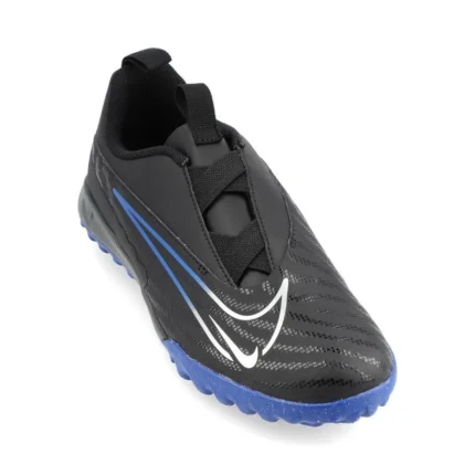 Nike Phantom GX Academy TF Shadow - Black/Chrome/Hyper Royal Kids - Image 7