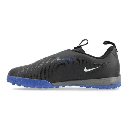 Nike Phantom GX Academy TF Shadow - Black/Chrome/Hyper Royal Kids - Image 3