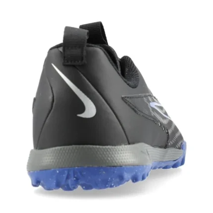 Nike Phantom GX Academy TF Shadow - Black/Chrome/Hyper Royal Kids - Image 6