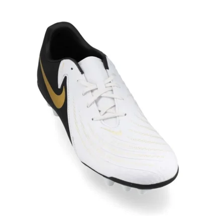 Nike Phantom GX 2 Academy AG Mad Ready - White/Black/Metallic Gold Coin - Image 7