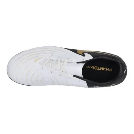 Nike Phantom GX 2 Academy AG Mad Ready - White/Black/Metallic Gold Coin - Image 4